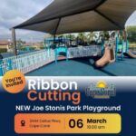 Another Playground Ribbon Cutting Friday